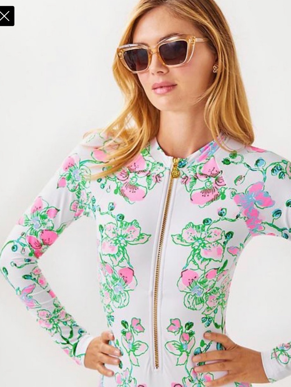 Lilly Pulitzer Randee Rashguard One Piece - Picture 3 of 9